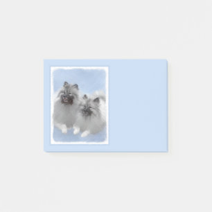 Keeshond Paar van Kees Schilderen Originele Dieren Post-it® Notes