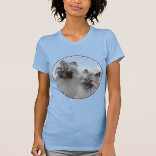 Keeshond Paar van Kees Schilderen Originele Dieren T-shirt