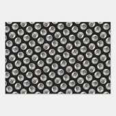 Keeshond Painting 2 Keeshonden Originele hondenkun Inpakpapier Vel (Voorkant 3)