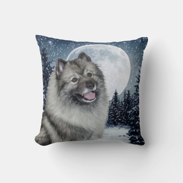 Keeshond Pillow Kussen (Voorkant)