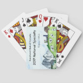 Keeshond Play Cards Pokerkaarten (Achterkant)