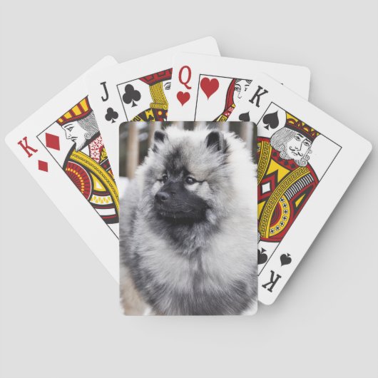 Keeshond Play Cards Speelkaarten (Achterkant)