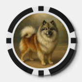Keeshond Poker Chips (Voorkant)