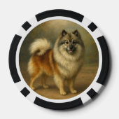 Keeshond Poker Chips (Achterkant)