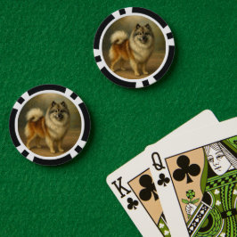 Keeshond Poker Chips