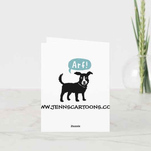 Keeshond Puppy Afstuderen Kaart (Achterkant)