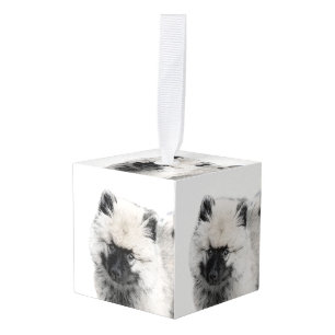Keeshond Puppy Drawing - Cute Original Dog Art Decoratie