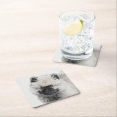 Keeshond Puppy Drawing - Cute Original Dog Art Kartonnen Onderzetters (Insitu)