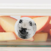 Keeshond Puppy Drawing - Cute Original Dog Art Labels (Aangebracht)