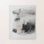 Keeshond Puppy Drawing - Cute Original Dog Art Legpuzzel (Verticaal)