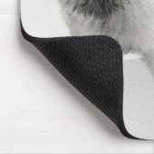 Keeshond Puppy Drawing - Cute Original Dog Art Muismat (Hoek)