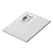 Keeshond Puppy Drawing - Cute Original Dog Art Notitieblok (Linkerzijde)