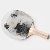 Keeshond Puppy Drawing - Cute Original Dog Art Tafeltennisbatje (Zijkant)
