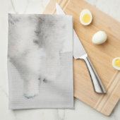 Keeshond Puppy Drawing - Cute Original Dog Art Theedoek (Quarter Fold)