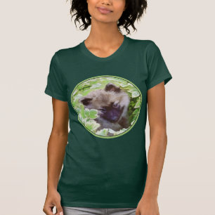 Keeshond Puppy in de Garden Painting Originele Kun T-shirt