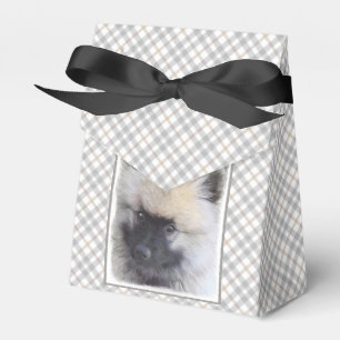 Keeshond Puppy Painting - Cute Original Dog Art Bedankdoosjes