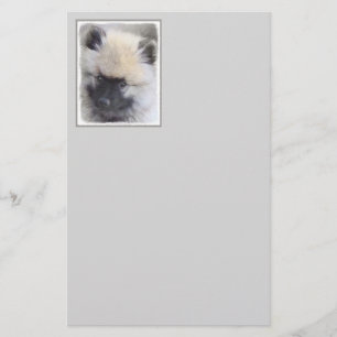 Keeshond Puppy Painting - Cute Original Dog Art Briefpapier