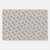 Keeshond Schilderen Butts At The Gate Schattigee D Inpakpapier Vel (Voorkant 3)