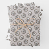 Keeshond Schilderen Butts At The Gate Schattigee D Inpakpapier Vel (In situ)