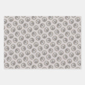 Keeshond Schilderen Butts At The Gate Schattigee D Inpakpapier Vel (Voorkant)