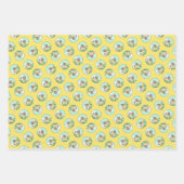 Keeshond Schilderen in Tulpen Schattigee Originele Inpakpapier Vel (Voorkant 3)