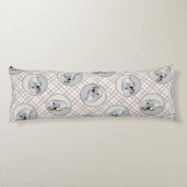 Keeshond Schilderen Slaappuppy Originele hondenkun Lichaamskussen (Achterkant)