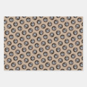 Keeshond Schilderen Speeltijd Schattigee Originele Inpakpapier Vel (Voorkant)