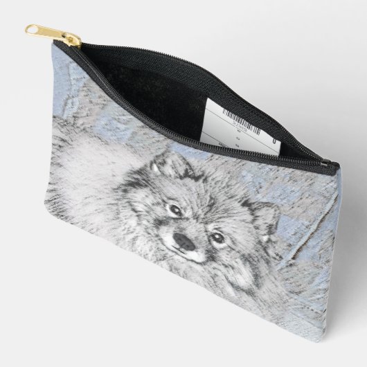Keeshond Schilderij Kees Schattigee Originele Pet  Etui (Open)