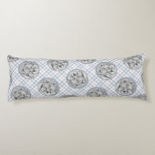 Keeshond Schilderij Kees Schattigee Originele Pet  Lichaamskussen (Achterkant)