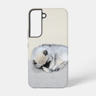 Keeshond Slaande Puppy Schilderij Originele Hond K Samsung Galaxy Hoesje