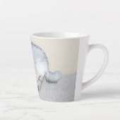 Keeshond Sleeping Puppy Painting Latte Mok (Rechts)