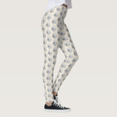 Keeshond Sleeping Puppy Painting Leggings (Rechts)