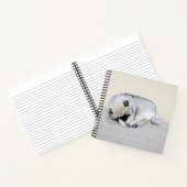 Keeshond Sleeping Puppy Painting Notitieboek (Binnen)