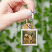 Keeshond Sleutelhanger (Hand)