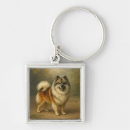 Keeshond Sleutelhanger