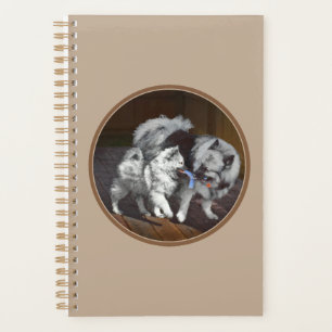 Keeshond Speeltijd Schilderij - Mooie Originele Ho Planner