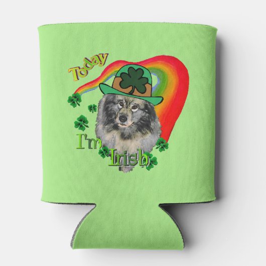 Keeshond St Patricks Blikjeskoeler (Achterkant)