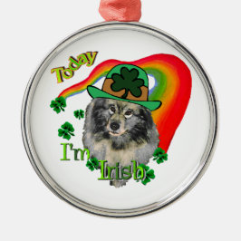 Keeshond St Patricks Day Metalen Ornament