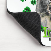 Keeshond St Patricks Day Muismat (Hoek)