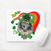 Keeshond St Patricks Day Muismat (Met muis)