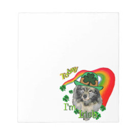 Keeshond St Patricks Day Notitieblok