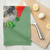 Keeshond St Patricks Day Theedoek (Quarter Fold)
