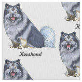 Keeshond Stof (Close Up)
