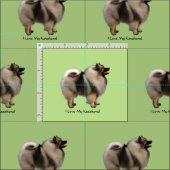 Keeshond Stof (Delen)