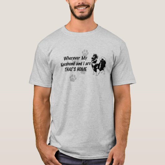 Keeshond T-shirt (Voorkant)