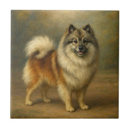 Keeshond Tegeltje