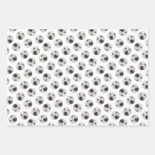 Keeshond Tekenen Kees Puppy Schattigee Originele H Inpakpapier Vel (Voorkant 2)