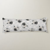 Keeshond Tekenen Kees Puppy Schattigee Originele H Lichaamskussen (Achterkant)