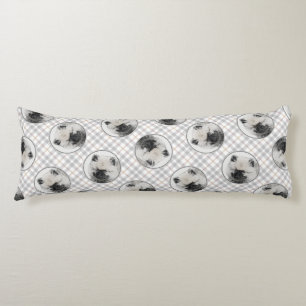 Keeshond Tekenen Kees Puppy Schattigee Originele H Lichaamskussen