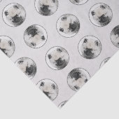 Keeshond Tekenen Kees Puppy Schattigee Originele H Tissuepapier (Detail)